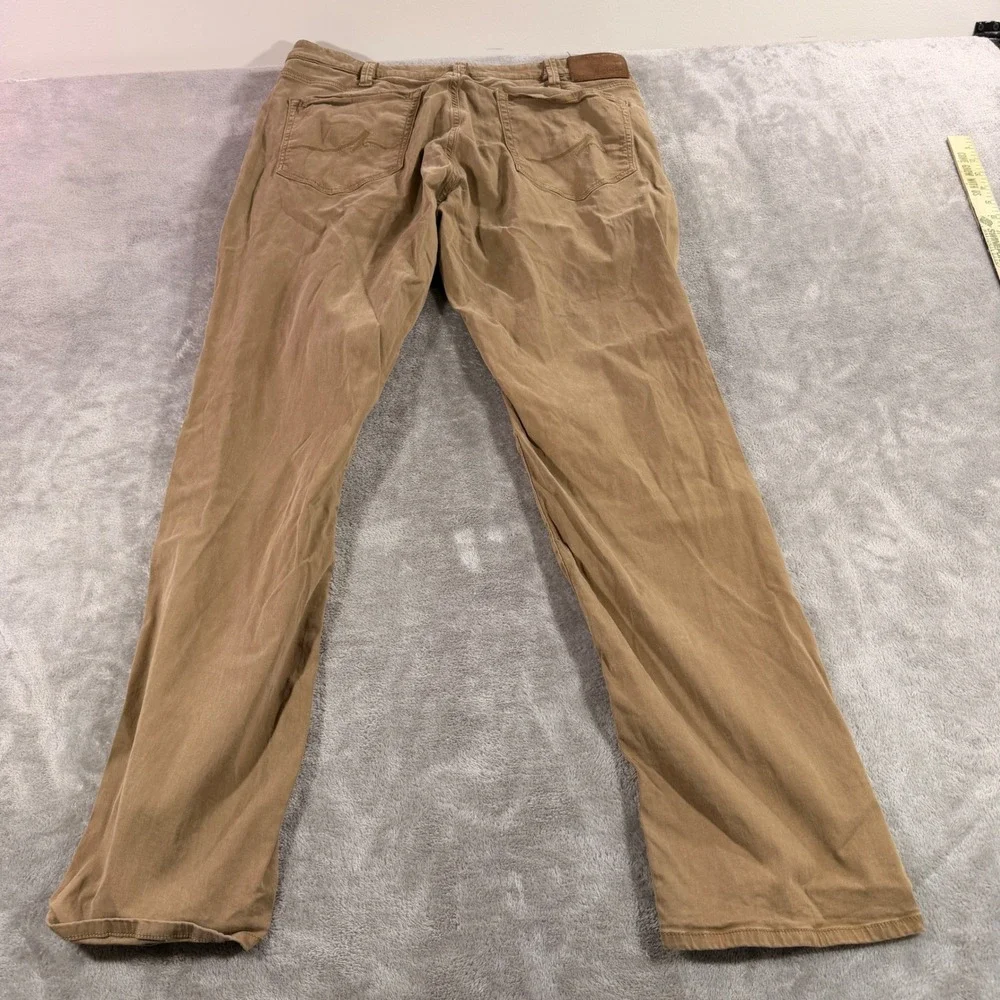 34 Heritage Charisma Pants Men 38x32 Tan Khaki Classic Fit Comfort Rise Trousers